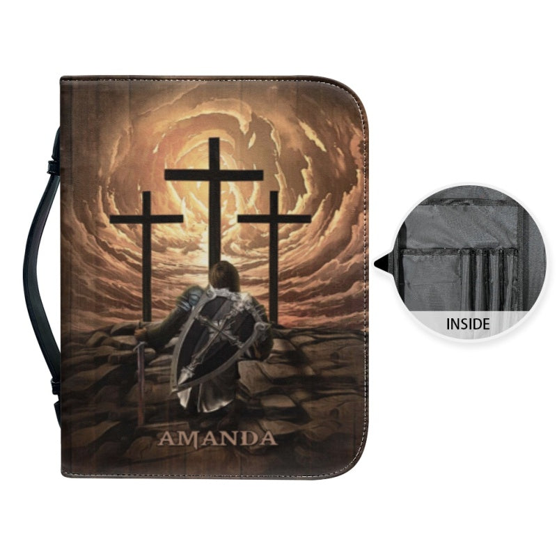 CHRISTIANARTBAG Bible Covers - With GOD All Things Are Possible Matthew 19 26 - Warrior Bible Cover - CABBBCV01020524.