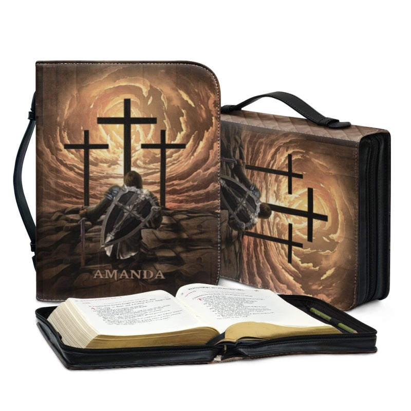 CHRISTIANARTBAG Bible Covers - With GOD All Things Are Possible Matthew 19 26 - Warrior Bible Cover - CABBBCV01020524.