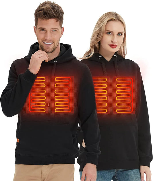 Christianart Heated Hoodie Unisex, Gerbing 7V Battery Heated Hoodie Unisex – Electric Heat Sweatshirt, Heating Jacket for Motorcycle, Hunting, Camping. - Christian Art Bag