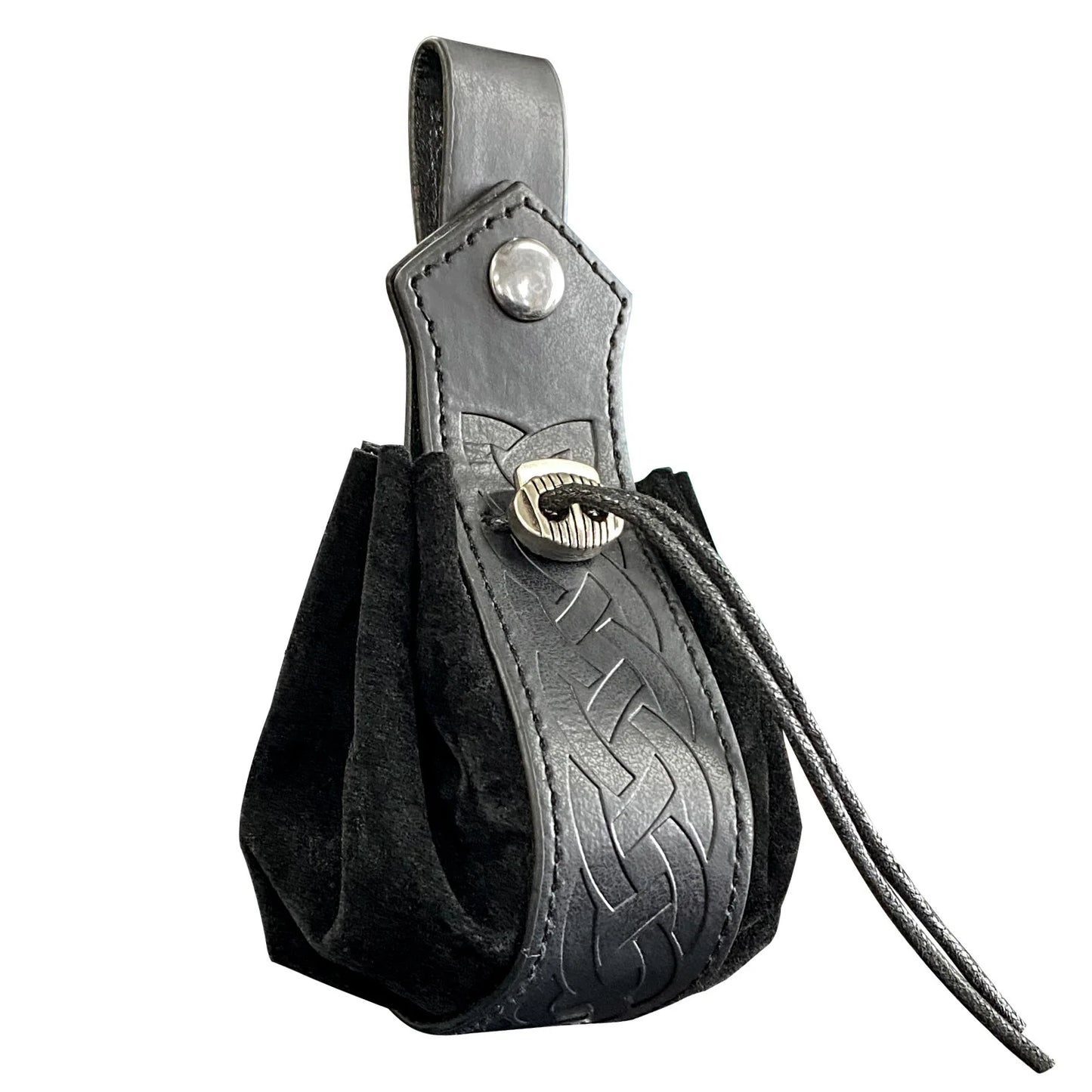 Christianartbag Leather Bags - Viking-style Medieval Pouch That Can Be Hung On a Belt, Men's Coin Purse, High-quality Retro Waist Bag, Cool and Handsome Style - CAB03240524