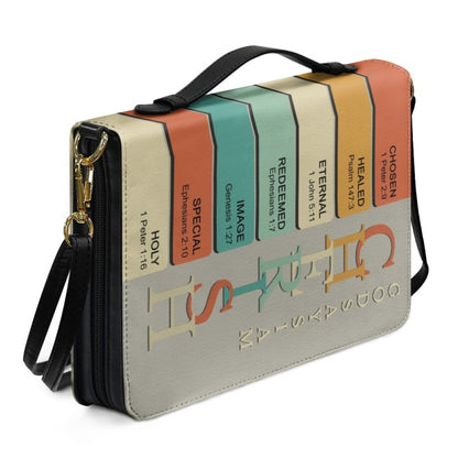 CHRISTIANARTBAG Bible Cover Retro - Uncover the sacred meaning of your name - Personalized Bible Cover, CABBBCV05131124.