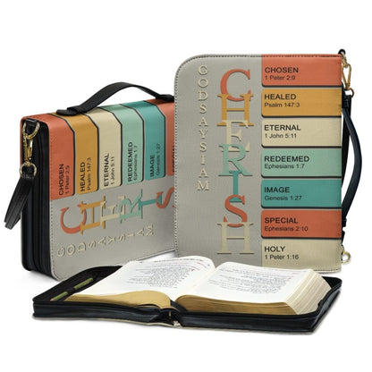 CHRISTIANARTBAG Bible Cover Retro - Uncover the sacred meaning of your name - Personalized Bible Cover, CABBBCV05131124.