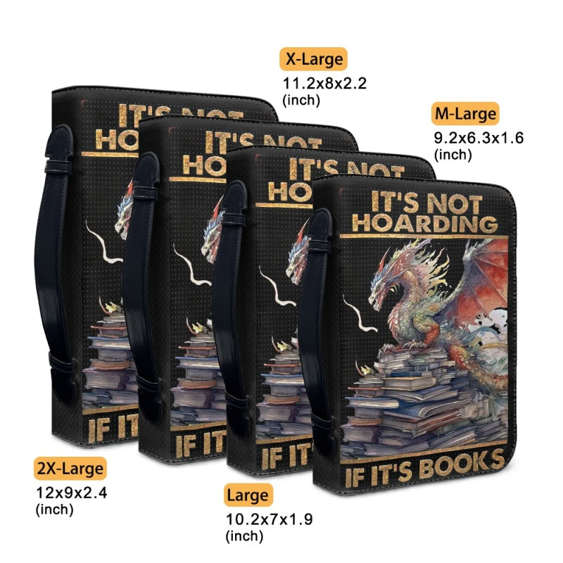 CHRISTIANARTBAG Bible Covers - It's Not Hoarding If It's Books - Personalized Book Cover - CABBBCV04030524.