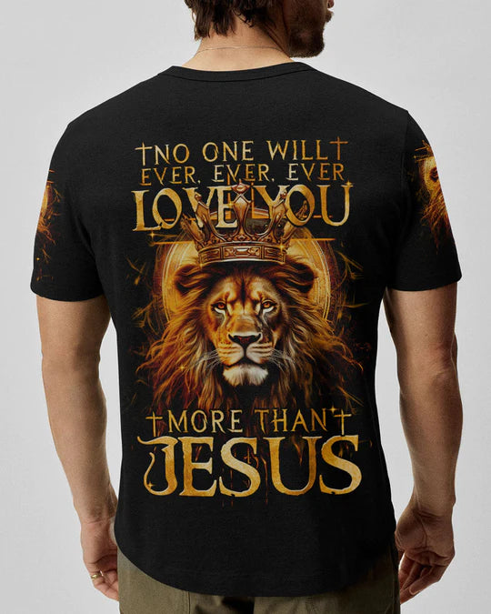 Christianartbag 3D T-Shirt For Men, Jesus Is The Best Lion Men's All Over Print Shirt, Christian T-Shirt, Christian 3D T-Shirt, Unisex T-Shirt. - Christian Art Bag