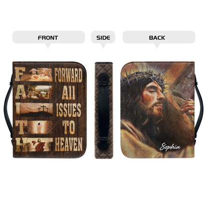 Christianartbag Bible Cover, Faith Bible Cover, Personalized Bible Cover, Cross Jesus Bible Cover, Christian Gifts, CAB12210224.