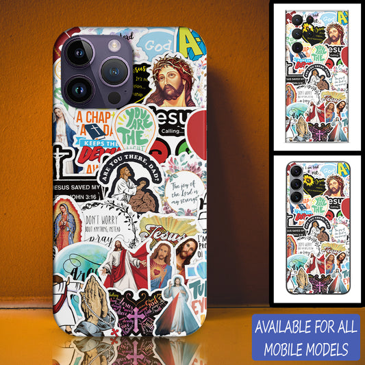 Christianartbag Phone Case, Are You There Dad Sticker Phone Case, Personalized Phone Case, Christian Phone Case,  Jesus Phone Case,  Bible Verse Phone Case. - Christian Art Bag