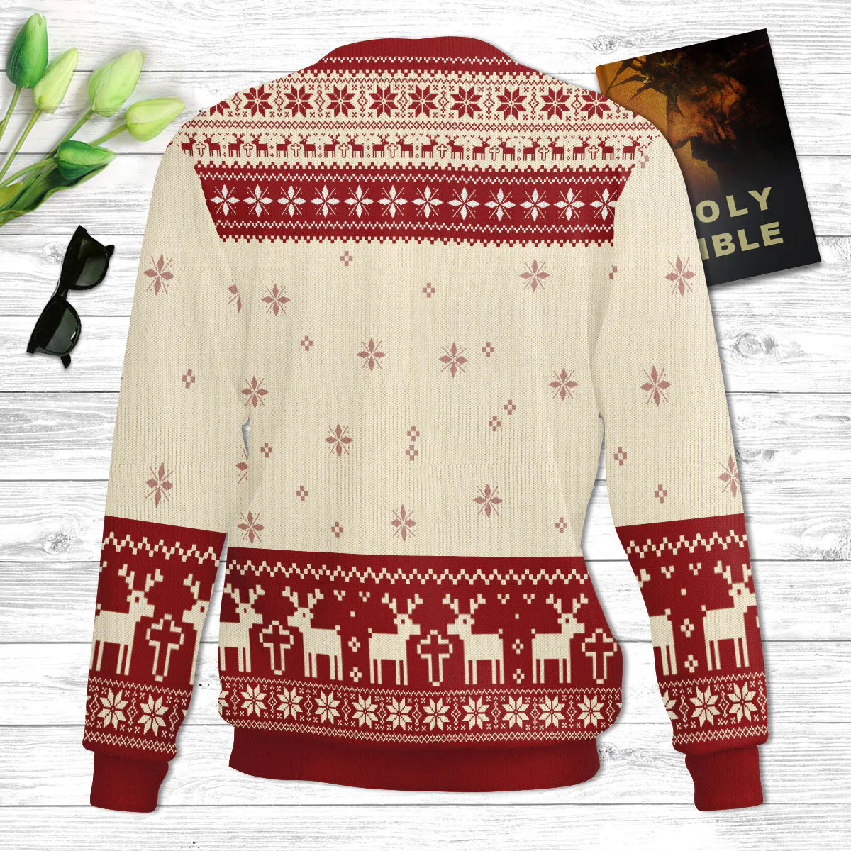 Christianartbag 3D Sweater, Jesus Is The Reason For The Season, Unisex Sweater, Christmas Gift. - Christian Art Bag