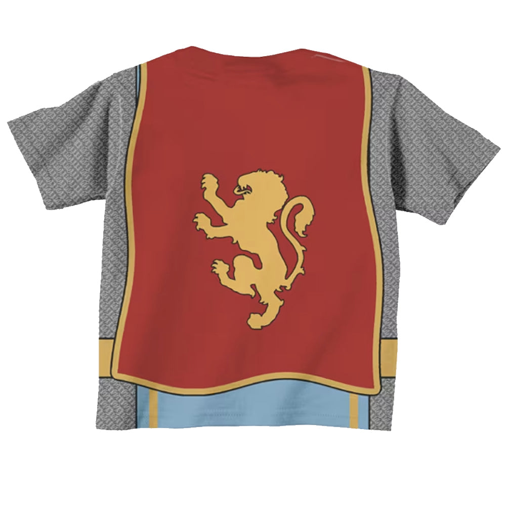 Personalized 3D Shirt For Kids, Boys Medieval Knight Birthday Shirt, Boy's Knight in Shining Armor T-Shirt, Prince Birthday Shirt, Knight Costume - Christian Art Bag