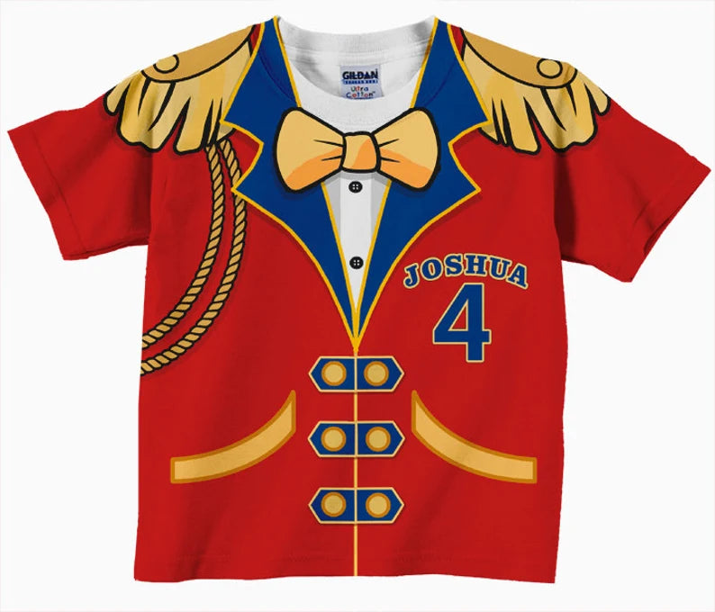 Circus Birthday Shirt, Personalized Circus Ringmaster T-Shirt, Carnival Birthday Tshirt, Childrens Clothing - Christian Art Bag