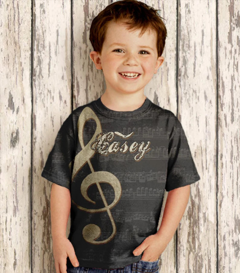 HPSP Shirt, Custom Birthday Shirt, Boys Guitar T-Shirt, Personalized Rock and Roll Clothing - Christian Art Bag